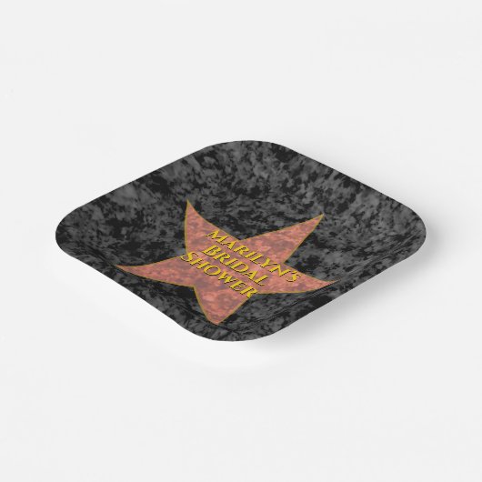 Hollywood Star Papieren Bordje (Gebogen)