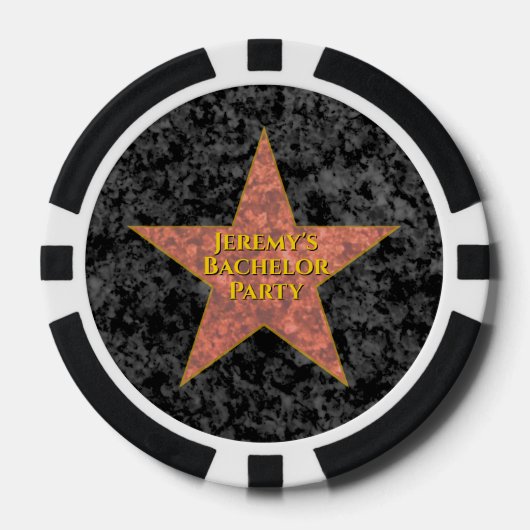 Hollywood Star Poker Chips (Voorkant)