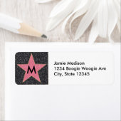 Hollywood Star Retouradreslabels Etiket (Insitu)