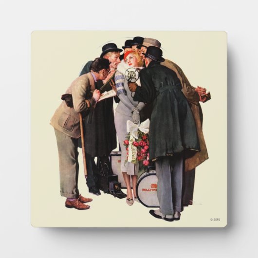 Hollywood Starlet Fotoplaat (Voorkant)