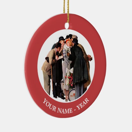 Hollywood Starlet Keramisch Ornament (Rechts)