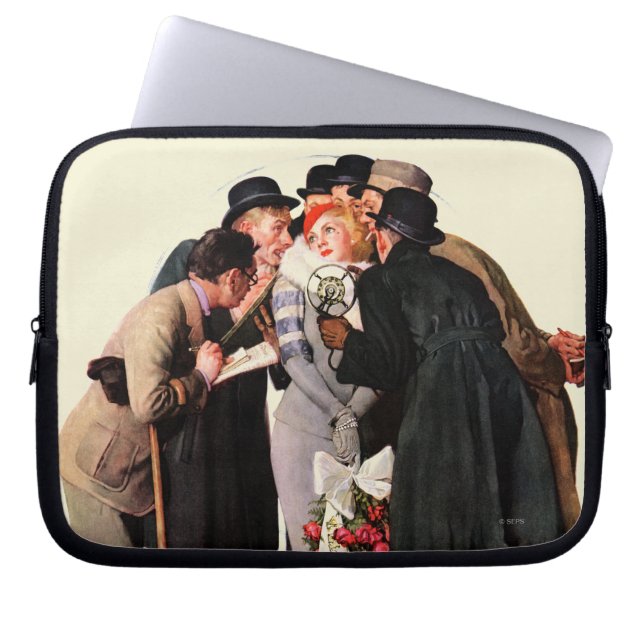 Hollywood Starlet Laptop Sleeve (Voorkant)