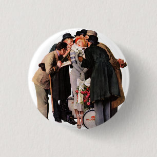 Hollywood Starlet Ronde Button 3,2 Cm
