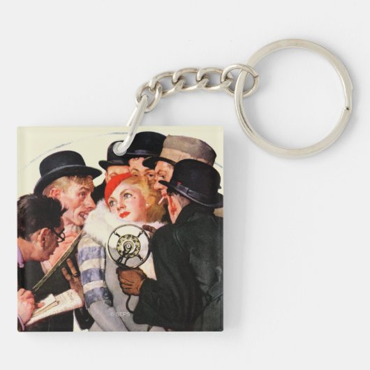 Hollywood Starlet Sleutelhanger (Achterkant)