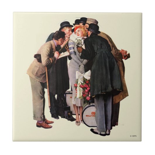 Hollywood Starlet Tegeltje (Voorkant)