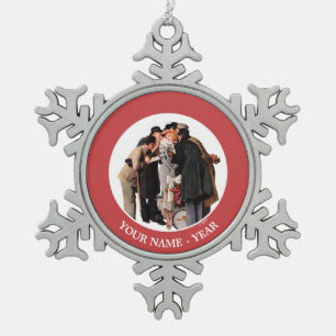 Hollywood Starlet Tin Sneeuwvlok Ornament