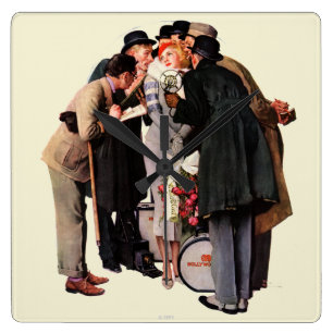 Hollywood Starlet Vierkante Klok