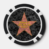 Hollywood Ster Poker Chips (Achterkant)