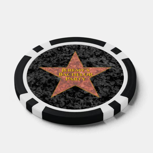 Hollywood Ster Poker Chips (Enkel)