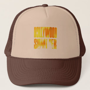 "Hollywood Summer" Geel Oranje Letter Pet