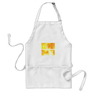 "Hollywood Summer" Gele Oranje Letter Schort