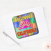 Hollywood Sun & Palms Sticker (Envelop)