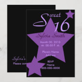 Hollywood Super Star Uitnodiging-Aanpassen Kaart (Voorkant / Achterkant)