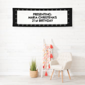 Hollywood Theater Signboard 2,5 x 8' banner (Insitu)