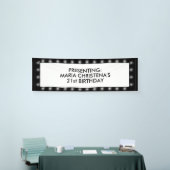 Hollywood Theater Signboard 2,5 x 8' banner (Beurs)