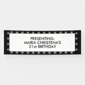 Hollywood Theater Signboard 2,5 x 8' banner (Horizontaal)