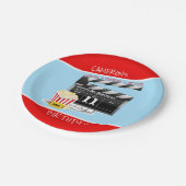 Hollywood Theme 11th Birthday Papieren Bordje (Gekanteld)