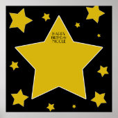 Hollywood Theme Birthday Autograaf Keepomwille Poster (Voorkant)