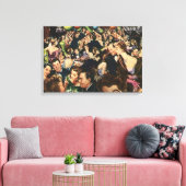 Hollywood Theme Fancy Partij met Ballonnen Canvas Afdruk (Insitu (Woonkamer))