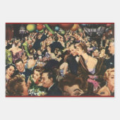  Hollywood Theme Fancy Partij met Ballonnen Inpakpapier Vel (Voorkant 2)