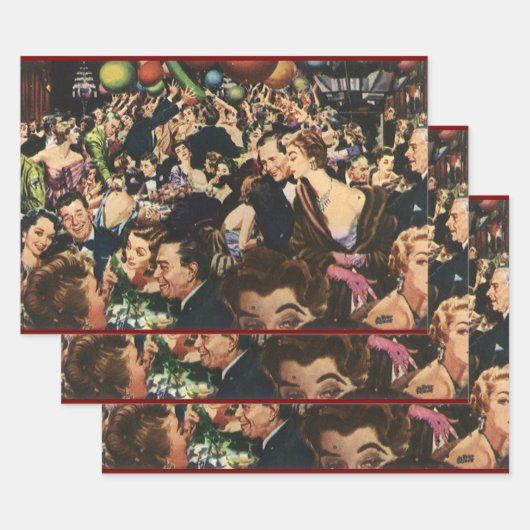 Hollywood Theme Fancy Partij met Ballonnen Inpakpapier Vel (Set)