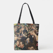  Hollywood Theme Fancy Partij met Ballonnen Tote Bag (Achterkant)