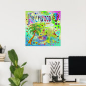 Hollywood tijdloze melodie Poster (Thuiskantoor)