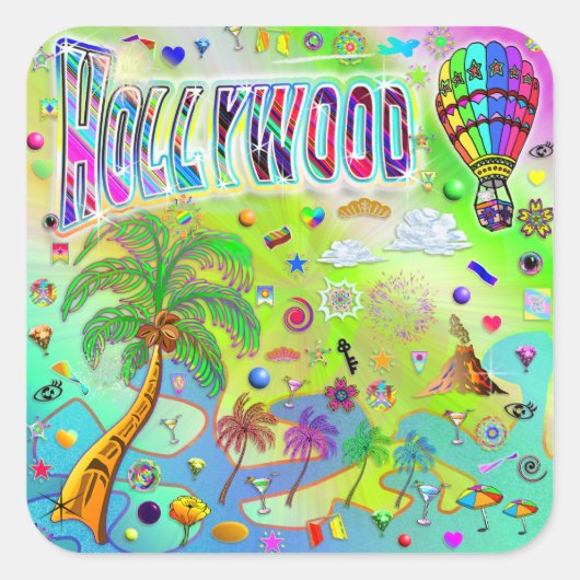 Hollywood Tijdloze Melodie Sticker (Voorkant)