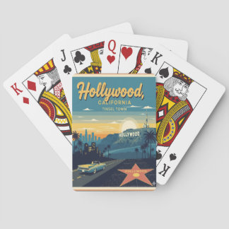 Hollywood Tinsel Town Pokerkaarten