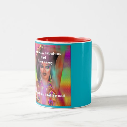 Hollywood Tweekleurige Koffiemok (Voorkant rechts)