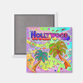 Hollywood Vacation Target Magnet (Voorkant / Achterkant)