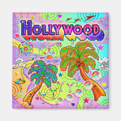 Hollywood Vacation Target Magnet (Voorkant)