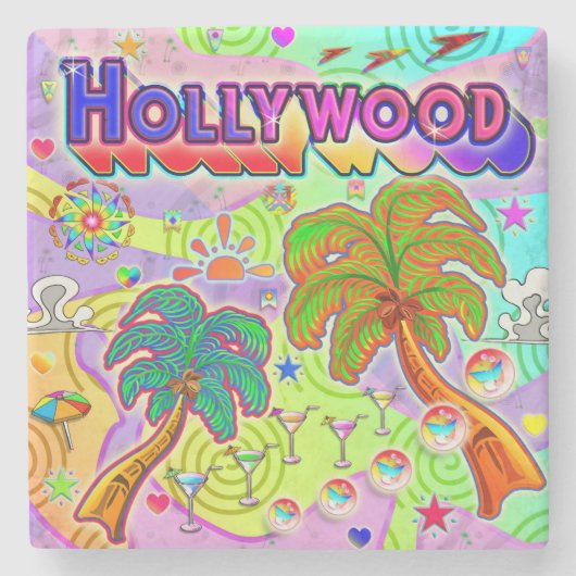 Hollywood Vacation Target Onderzetter (Voorkant)
