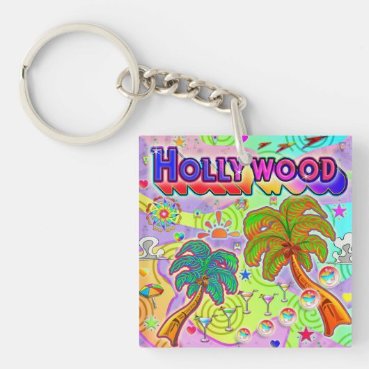 Hollywood Vacation Target Sleutelhanger (Voorkant)