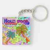 Hollywood Vacation Target Sleutelhanger (Achterkant)