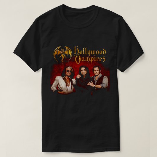 HOLLYWOOD VAMPIRES TOUR 2018 RADITE T-SHIRT (Design voorkant)