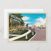 Hollywood van de Zee  Florida Briefkaart (Voorkant / Achterkant)