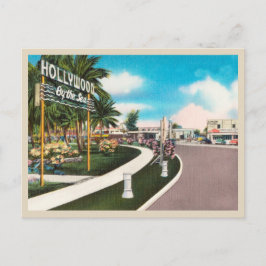 Hollywood van de Zee  Florida Briefkaart