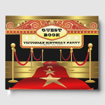 Hollywood Verjaardagsfeest Gastboek