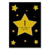 Hollywood Verjaardagsfeestfilm Sterren Kaart (Voorkant)
