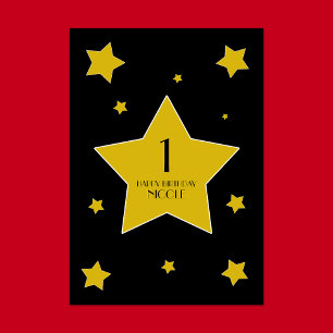 Hollywood Verjaardagsfeestfilm Sterren Kaart