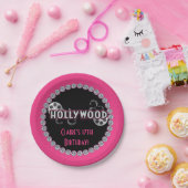 Hollywood Verjaardagsfeestje Borden Papieren Bordje (Feest)