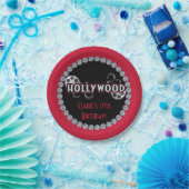 Hollywood Verjaardagsfeestje Borden Papieren Bordje (Feest)
