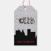 Hollywood VIP Birthday Cadeaulabel (Voorkant)