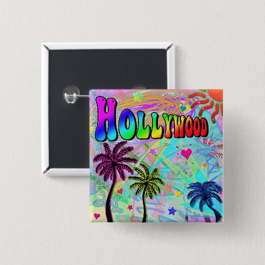 Hollywood Vivid Romance Button (Voorkant /achterkant)