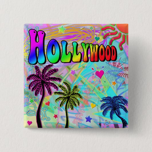Hollywood Vivid Romance Button (Voorkant)