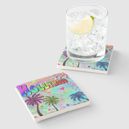 Hollywood Vivid Romance Onderzetter (Zijkant)