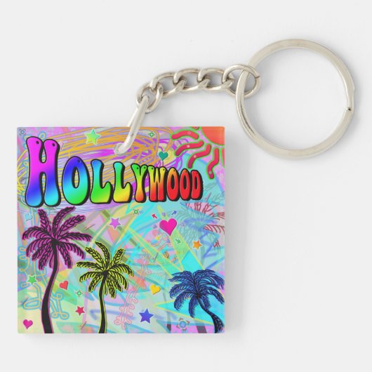 Hollywood Vivid Romance Sleutelhanger (Achterkant)
