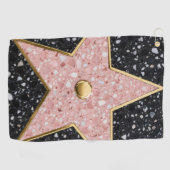 Hollywood Walk of Fame Square Onderzetter Golfhanddoek (Horizontaal)