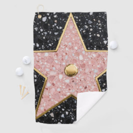 Hollywood Walk of Fame Square Onderzetter Golfhanddoek